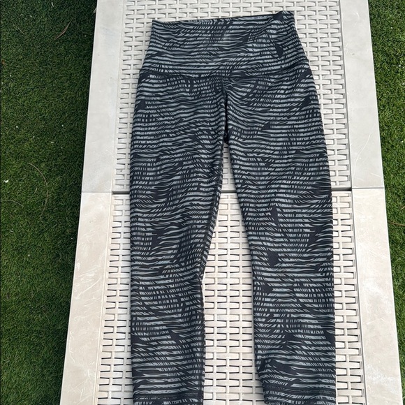 lululemon athletica Pants - Black and Gray Zebra Print Leggings